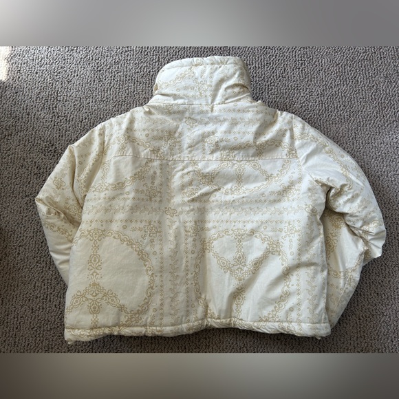 BDG Isla Printed Linen Puffer Jacket - Picture 2 of 6